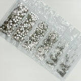 Clear Flatback Rhinestones Refill Pack SS3-SS12