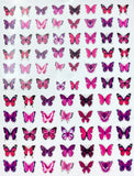 Simple Butterfly Nail Art Stickers